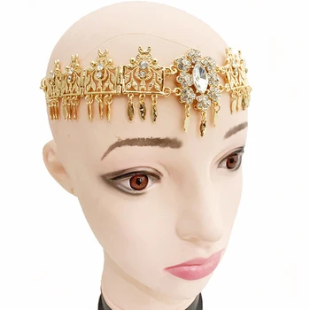 Maroko Kutas Aukso Plaukų Papuošalai Moterų Vestuvinė Suknelė, Kūno Papuošalų, Aukso Metalo Grandinės Reguliuojamas Ilgis Nuotaka Dovana