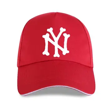 Naujoji bžūp skrybėlę NY Logotipas Kaulai man Patinka JAV Stiliaus Baseballer Retro Homies Vasaros Beisbolo kepuraitę Mados