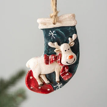 Kūrybos Kalėdų Medžio Pakabukas Arklių Kalėdų Kojinės Briedžių Medžio Apdaila Karolius, Kabantys Papuošalai Amatų Dovana