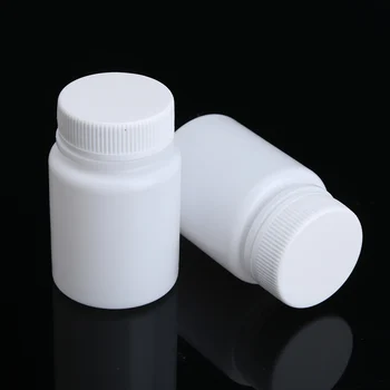 10 Tuščių Plastikinių Butelių Profesinės Medicinos Pill Tabletės Lauke Anti-ištekėti Antspaudas Kapsulė Konteineris Nedidelis Saugojimo Atveju su Užsukamu