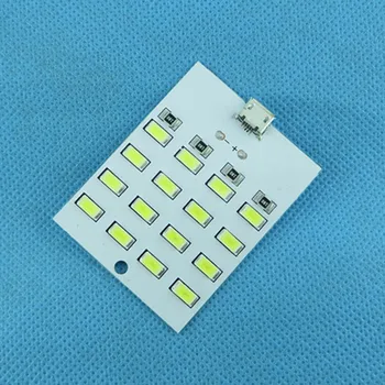 16 lemputė karoliukai LED apšvietimas valdybos USB mobiliojo šviesos stendas šviesos avarinės šviesos naktį šviesos aliuminio padėklas