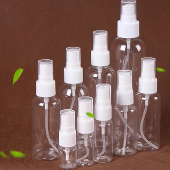 1Pc Kelionės Skaidraus Plastiko Kvepalai Purkštukai Mažas Mini Tuščias Purškimo Daugkartiniai Butelis Kosmetikos Mėginio Containe