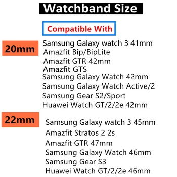 Grupė Samsung Galaxy žiūrėti Aktyvios 2 dirželio Pavara S3 Pasienio 20/22mm, Magnetinis apyrankė 