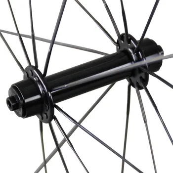 AŠGALI keliais dviračio ratai anglies dviračių aširačio 38mm kniedė, skirta 23 mm plotis Powerway R13 R36 su Sapim CX-Ray stipinai 38C